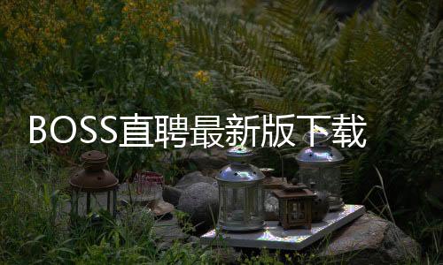 BOSS直聘最新版下载下载